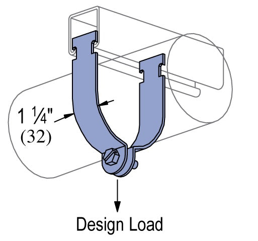 1-1/4 RIGID STRUT PIPE CLAMP | PIPE CLAMPS