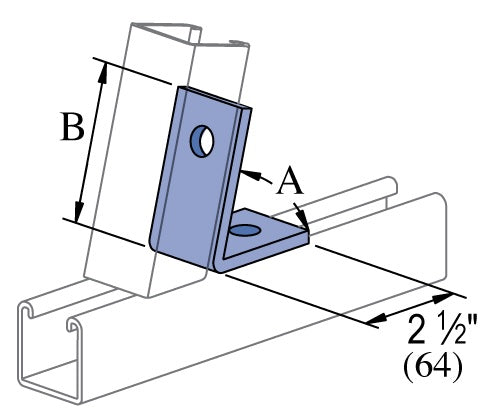 2 HOLE CLOSED ANGLE 45° | GENERAL FITTINGS