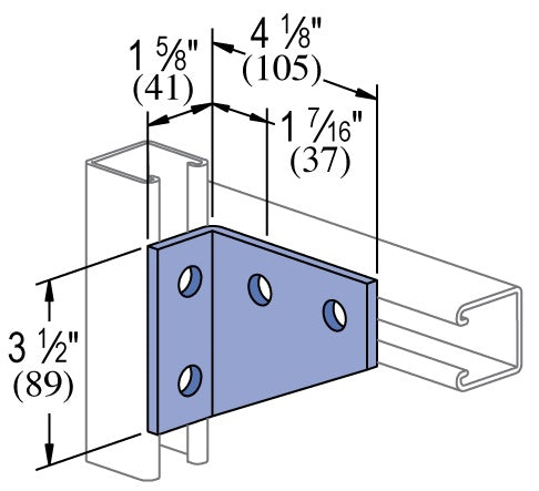 4 HOLE 90° ANGLE RIGHT HAND HDG | GENERAL FITTINGS