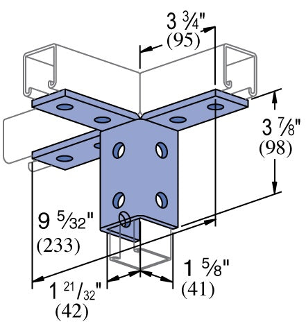 12 HOLE WING FITTING HDG | GENERAL FITTINGS