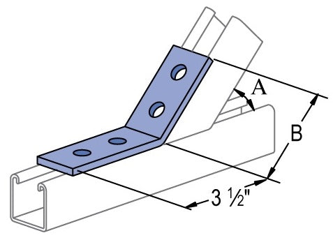 4 HOLE 45° OPEN ANGLE CONECTOR HDG | GENERAL FITTINGS