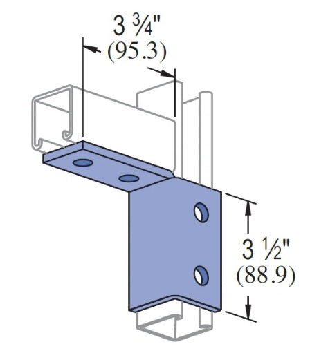 4 HOLE CORNER BRACKET LEFT HAND HDG | BRACKETS