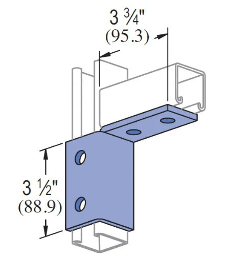 4 HOLE CORNER BRACKET RIGHT HAND HDG | BRACKETS