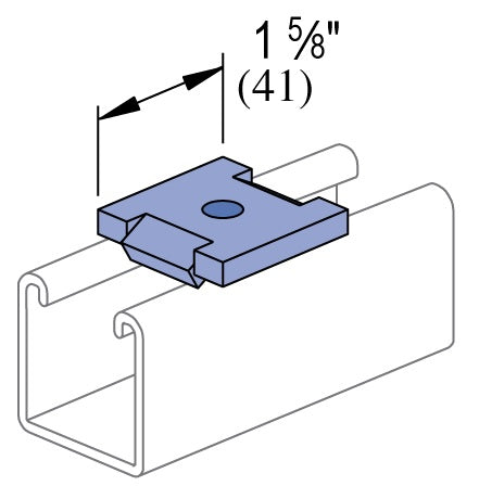 3/8 X 1-5/8 SQUARE WASHER NO TWIST HDG | SQUARE WASHERS STRUT