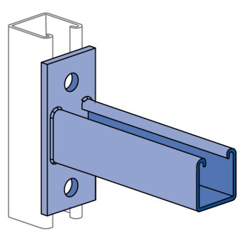 24 SINGLE CHANNEL SUPPORT BRACKET SS316 | BRACKETS