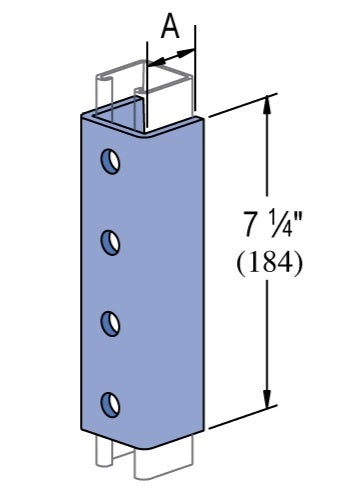 4 HOLE 1 SPLICE (U SHAPED) HDG | GENERAL FITTINGS