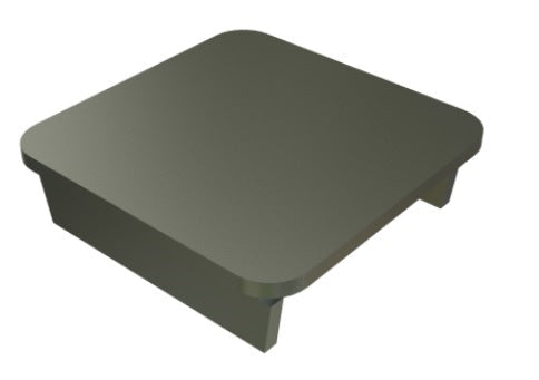 3-1/4 CHANNEL END CAP - STEEL HDG | STRIPS AND END CAPS