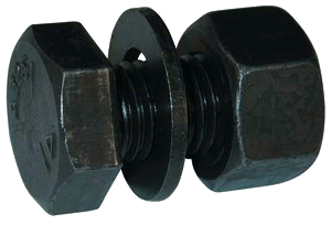 STRUCTURAL BOLTS 1 1/4X2 3/4'' + A563 NUT + F436 WASHER A325 PLAIN | STRUCTURAL BOLT