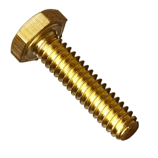HEX CAP SCREWS M4-0.7 20MM BRASS DIN 933 | HEX CAP SCREW