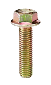 HEX FLANGE BOLTS M6-1.0 30MM YELLOW ZINC STEEL GRADE 10.9 | HEX FLANGE BOLTS
