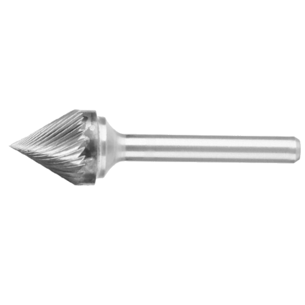SJ-6 5/8'' CARBIDE BURR 60° COUNTERSINK RH SPIRAL CUT | SOLIDE CARBIDE BURR