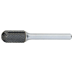SC-14 3/16'' SOLIDE CARBIDE BURR CYLINDRICAL BALL NOSE RH SPIRAL CUT | SOLIDE CARBIDE BURR