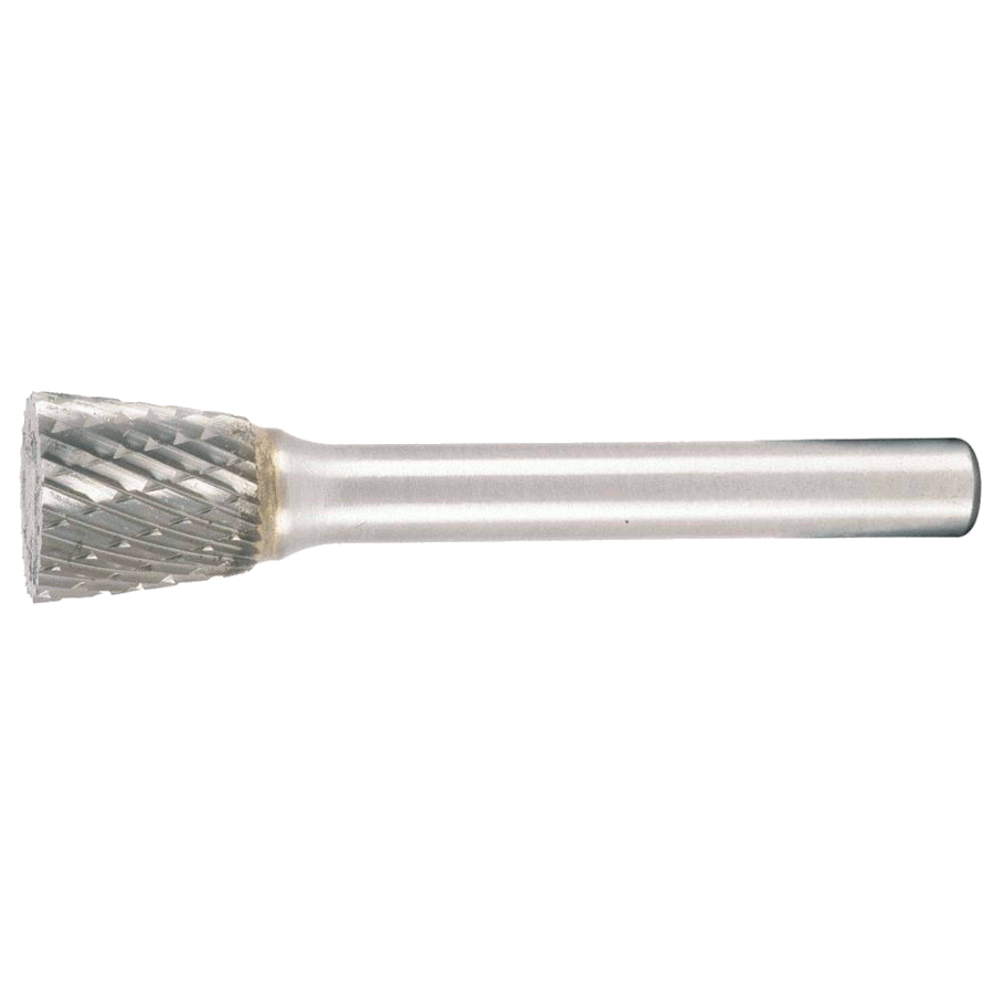 SN-51 1/4'' CARBIDE BURR INVERTED TAPER DOUBLE CUT | SOLIDE CARBIDE BURR