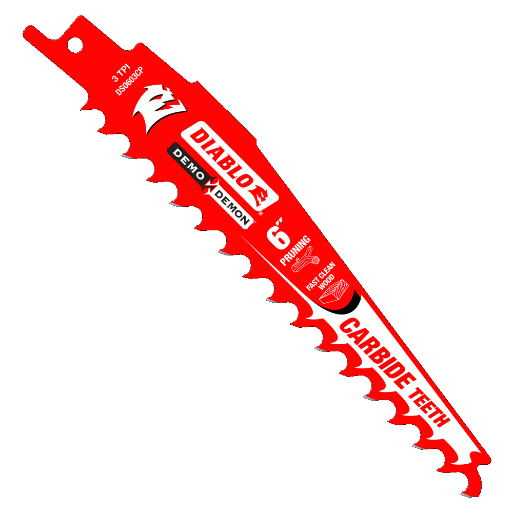 6" Carbide Tipped Pruning and Clean Wood Blade | RECIPROCATING SAW BLADES