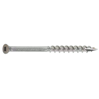 DECK SCREW FLAT HEAD SQUARE DRIVE #10-8 X 6'' EVOGUARDS 17 | DECK SCREW