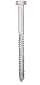 LAG BOLTS 5/16''-9 x2 1/2'' STAINLESS STEEL GRADE 18-8 | LAG BOLT