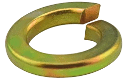 LOCKWASHERS 5/8'' STEEL YELLOW ZINC THRU-HARDENED | LOCK WASHERS