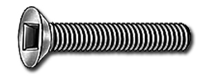 MACHINE SCREWS FLAT HEAD SQUARE DRIVE #10-32 x 5/8'' ZINC | MACHINE SCREW