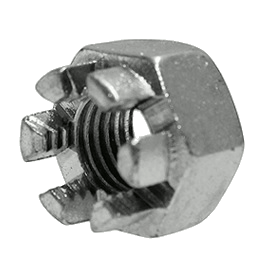 CASTLE NUTS M12-1.75 PLAIN STEEL GRADE 8.8 | CASTLE NUTS