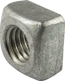 SQUARE NUTS 1 1/4''-7 S HOT DIPPED GALVANIZED GRADE 2 | SQUARE NUTS