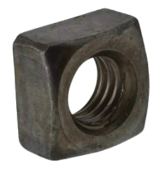 SQUARE NUTS 1 1/2''-6 STEEL PLAIN GRADE 2 | SQUARE NUTS
