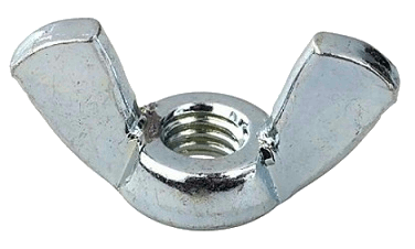 WING NUTS #6-32 STEEL ZINC GRADE 2 | WING NUTS