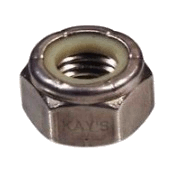 NYLOCK NUTS 1''-8 STEEL PLAIN GRADE C | NYLOCK NUTS