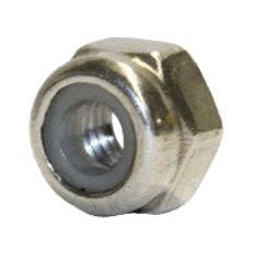 NYLOCK NUTS 9/16''-18 STAINLESS STEEL GRADE 18-8 | NYLOCK NUTS