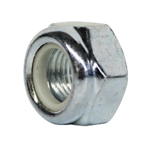 NYLOCK NUTS M10-1.0 ZINC STEEL GRADE 6.8 | NYLOCK NUTS