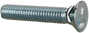 PLOW BOLTS 3/8''-16 x2'' STEEL ZINC GRADE 5 | PLOW BOLT
