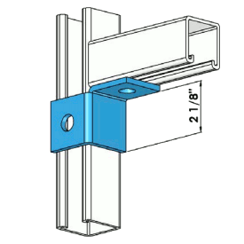 Eight Holes Corner Fitting Zinc | General Strut Fittings