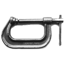 3'' X 2 1/2'' Heavy Duty Drop Forged C-Clamp with Copper Plated Screw | C-Clamps