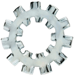 TOOTH WASHERS #8 EXTERNAL/INTERNAL TEETH STEEL ZINC LOW CARBON | TOOTH WASHERS