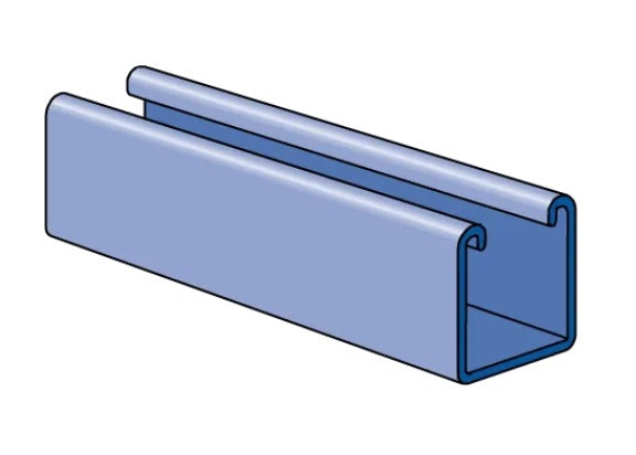 STRUT CHANNEL 1-5/8X10' 12G SOLID PLAIN | STRUT CHANNELS