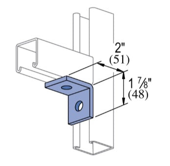 2 HOLE 90° ANGLE FITTING SS316 | GENERAL FITTINGS