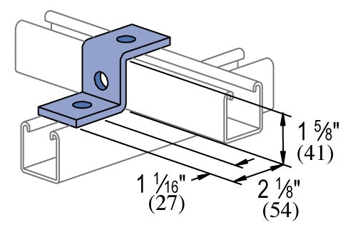 3 HOLE Z SHAPE 1-5/8 ZINC | GENERAL FITTINGS