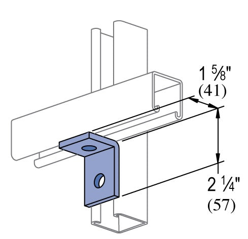2 HOLE 90° CROSS CONNECTOR ZINC | GENERAL FITTINGS