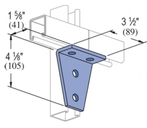 4 HOLE 90° ANGLE FITTING HDG | GENERAL FITTINGS