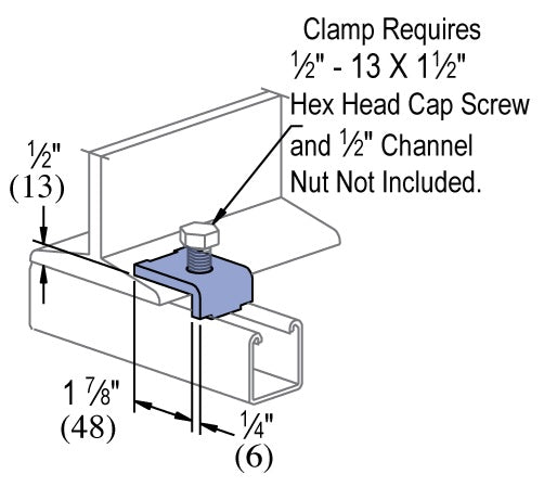 FLANGE STRUT BEAM CLAMP HDG | BEAM CLAMPS