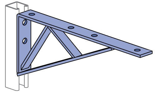 18 1/2 SHELF BRACKET HDG | BRACKETS