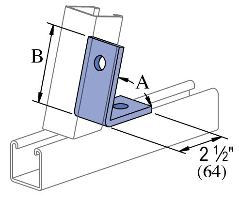 2 HOLE 60° CLOSED ANGLE HDG | GENERAL FITTINGS