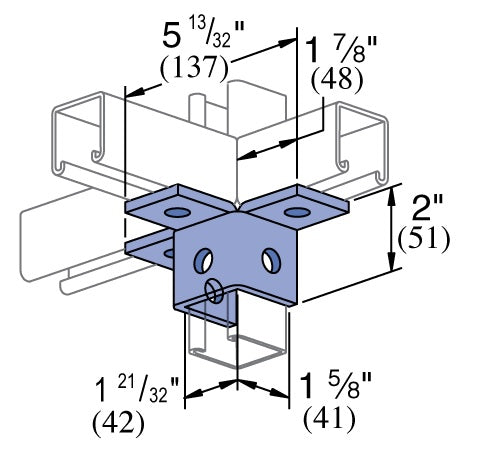 8 HOLE WING FITTING HDG | GENERAL FITTINGS
