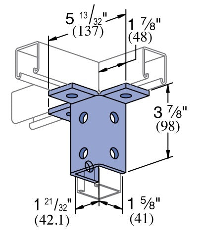 9 HOLE WING FITTING HDG | GENERAL FITTINGS