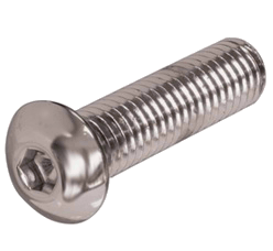 SOCKET HEAD CAP SCREWS  #4-40 x1/4'' STAINLESS STEEL GRADE 18-8 BUTTON | SOCKET HEAD CAP SCREW