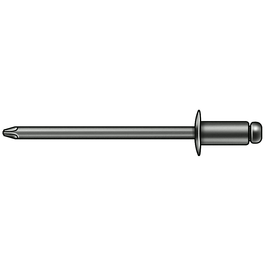3/16'' X .626-.750 Stainless Steel/Stainless Steel Button Blind Rivets | Blind Rivets