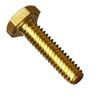 HEX CAP SCREWS M3-0.5 8MM BRASS DIN 933 | HEX CAP SCREW