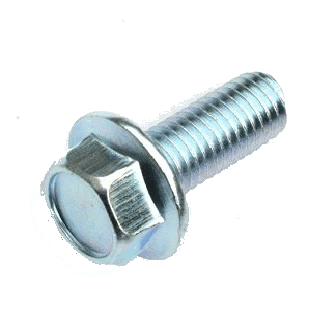 HEX FLANGE BOLTS M8-1.25 25MM ZINC STEEL GRADE 8.8 | HEX FLANGE BOLTS