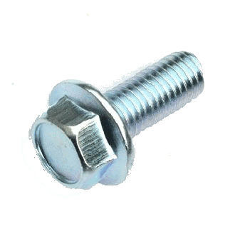 HEX FLANGE BOLTS M8-1.25 16MM ZINC STEEL GRADE 8.8 | HEX FLANGE BOLTS