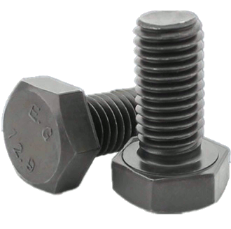 HEX CAP SCREWS M5-0.8 8MM PLAIN STEEL GRADE 12.9 | HEX CAP SCREW