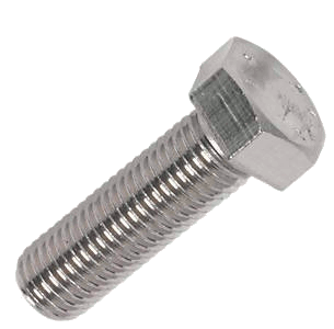 HEX CAP SCREWS M5-0.8 35MM STAINLESS STEEL GRADE A2 | HEX CAP SCREW